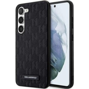 karl lagerfeld klhcs23ssaklhpk s23 s911 hardcase czarny/black saffiano mono metal logo