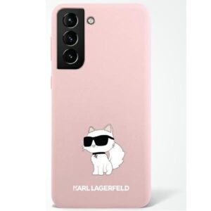 karl lagerfeld klhcs23ssnchbcp s23 s911 hardcase różowy/pink silicone choupette