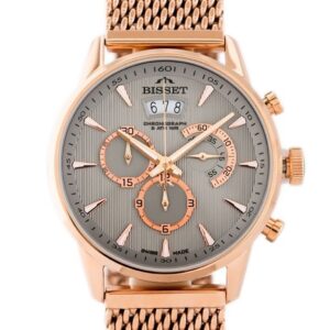 zegarek męski bisset bsde88 - chronograf (zb080c)