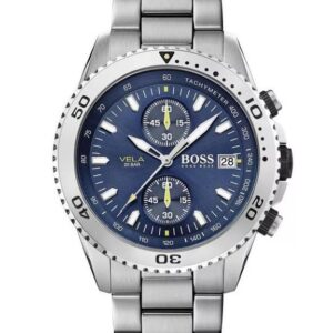 zegarek męski hugo boss 1513775 - vela - diver wr200 (zh023a)
