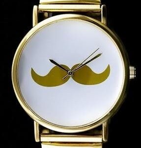 zegarek damski mustache - wąsy - asox (zx547)