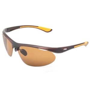 uniwersalne okulary przeciwsłoneczne fila model sf228-99pmbrn (szkło/zausznik/mostek) 99/0/135 mm)