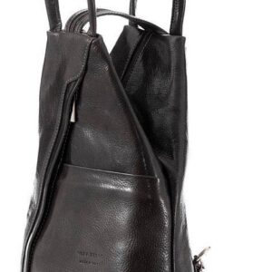 kultowy plecak damski vegetable leather - marco mazzini czarny