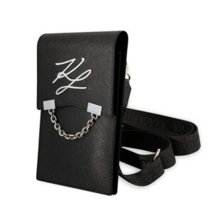 karl lagerfeld torebka klwbsaklck czarny/black autograph chain