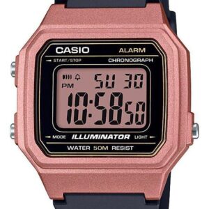 zegarek marki casio model w-217h kolor czarny. akcesoria dla obu płci. sezon: cały rok