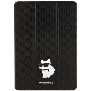 karl lagerfeld klfc10sakhpck ipad 10.2" folio magnet allover cover czarny/black saffiano monogram choupette