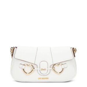 torby naramienne marki love moschino model jc4128pp1gli1 kolor biały. torby damskie. sezon: wiosna/lato