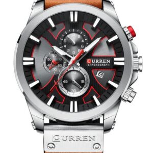 zegarek męski curren 8346 (zc026c) - chronograf