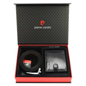 meski zestaw prezentowy skóra naturalna pierre cardin zg-ex-10