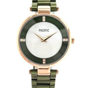zegarek damski pacific x6119 - grey / rosegold (zy624g)