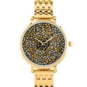 zegarek damski jordan kerr - ss357 (zj926f) gold/graphite