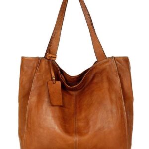 marco mazzini torebka miejski shopper bag skóra naturalna handmade camel