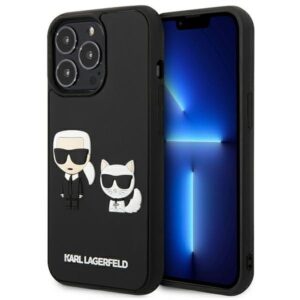 karl lagerfeld klhcp13l3drkck iphone 13 pro / 13 6,1" czarny/black hardcase karl&choupette ikonik 3d