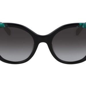 damskie okulary przeciwsłoneczne longchamp model lo636s-001 (szkło/zausznik/mostek) 52/21/140 mm)