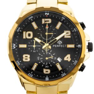 zegarek męski perfect ch05m - chronograf (zp357i) + box