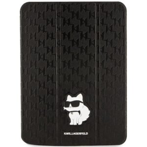 karl lagerfeld klfc11sakhpck ipad 10.9" folio magnet allover cover czarny/black saffiano monogram choupette