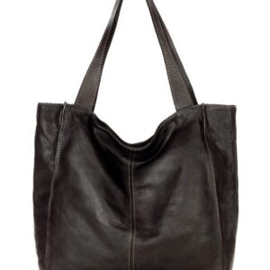 marco mazzini torebka miejski shopper bag skóra naturalna handmade ciemny brąz caffe