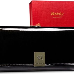 lakierowany portfel damski z systemem rfid protect — rovicky