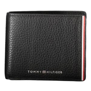 czarny portfel męski tommy hilfiger