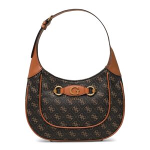 torby naramienne marki guess model izzy_hwqb86_54020 kolor brązowy. torby damskie. sezon: wiosna/lato