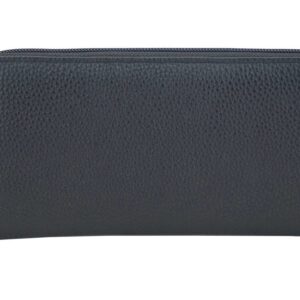 portfel skórzany z zabezpieczeniem rfid - czarny