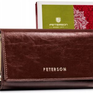 skórzany damski portfel peterson ptn pl-466