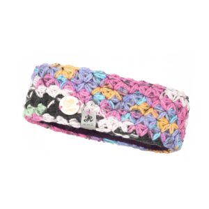 niezwykle ciepła opaska na głowę handmade