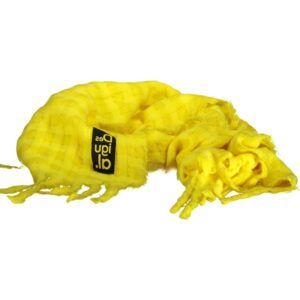 desigual żółty szal damski