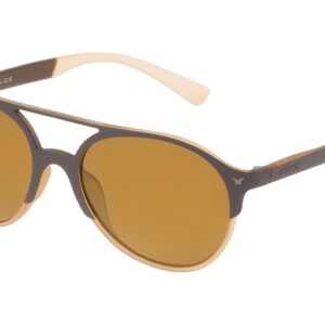 uniwersalne okulary przeciwsłoneczne police model spl163557esg (szkło/zausznik/mostek) 55/19/140 mm)