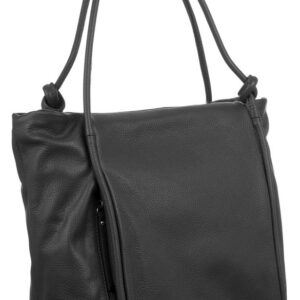 minimalistyczna torebka shopper z włoskiej skóry naturalnej — rovicky