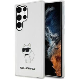 karl lagerfeld klhcs23lhnchtct s23 ultra s918 transparent hardcase ikonik choupette