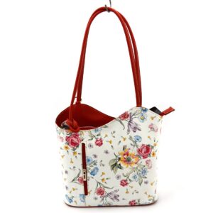 torebka-plecak vp115l flowers czerwony