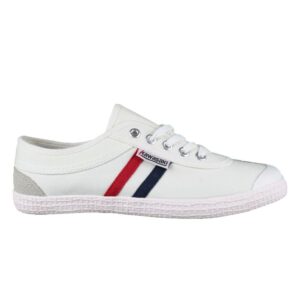 sneakersy marki kawasaki model retro-canvas kolor biały. obuwie dla obu płci. sezon: cały rok