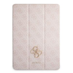 guess guic12g4gfpi ipad 12,9" 2021 book cover różowy/pink 4g collection