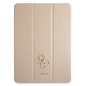 guess guic11pusasgo ipad 11" 2021 book cover złoty/gold saffiano collection