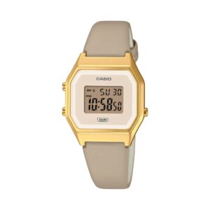 uniwersalny zegarek casio model la680wegl5ef (33.5 × 28.6 × 8.6 mm)