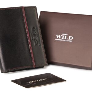 skórzany męski portfel wild n4-shs rfid