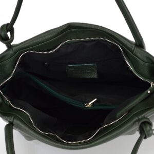 piękna elegancka duża damska shopperbag skórzana