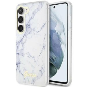 guess guhcs23spcumah s23 s911 biały/white hardcase marble