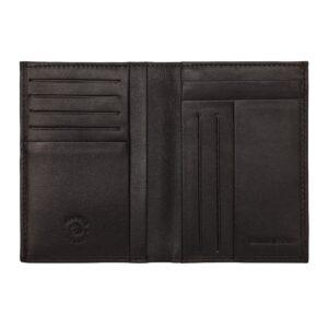 nuvola pelle leather mens bifold wallet minimalistyczny cienki design z uchwytami na karty i dokumenty