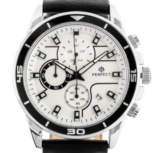 zegarek męski perfect ch02l - chronograf (zp351a) + box