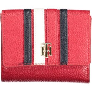 czerwony portfel tommy hilfiger damski