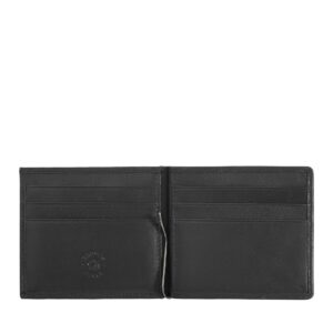 nuvola pelle money clip wallet for men in genuine leather with coin pocket and credit card slots