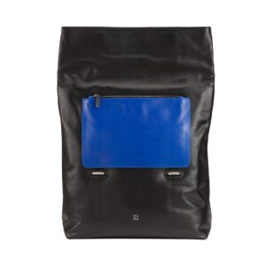 dudu skórzany plecak unisex rucksack daypack, casual sporty design, 15 litrów, wielokolorowy plecak