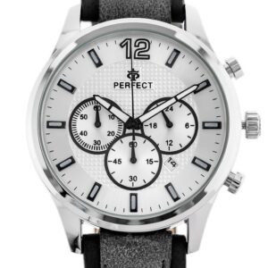 zegarek męski perfect ch01l - chronograf (zp354f) + box