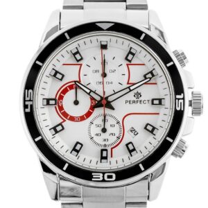 zegarek męski perfect ch02m - chronograf (zp356a) + box
