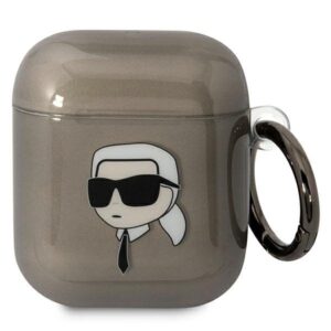 karl lagerfeld kla2hniktck airpods 1/2 cover czarny/black karl`s head