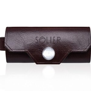 skórzane etui na klucze solier sa11 bordo