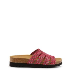 klapki marki scholl model saiki-f27032 kolor czerwony. obuwie damskie. sezon: wiosna/lato