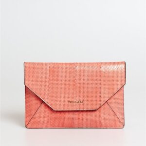 kopertówki marki trussardi model 76b00087 2y000096 kolor różowy. torby damskie. sezon: